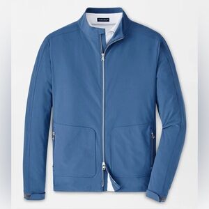 Peter Millar Men's Crown Crafted Contour Jacket Ocean Blue Size XLarge